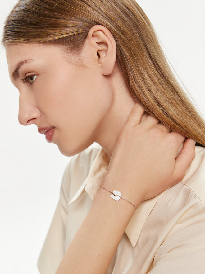 Skagen Браслет Skagen SKJ1815791 Рожева позолота