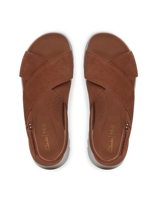 Clarks Sandały Clarks DashLite Wish 26171950 Brązowy