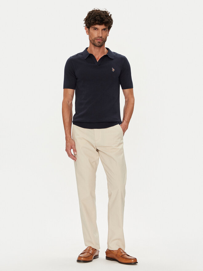 U.S. Polo Assn. U.S. Polo Assn. Poloshirt MUP3554 Dunkelblau Slim Fit
