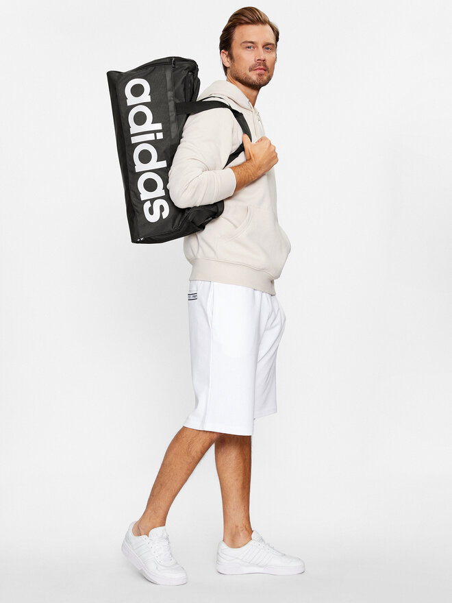 adidas Geantă adidas Essentials Linear Duffel Bag Medium HT4743 Negru