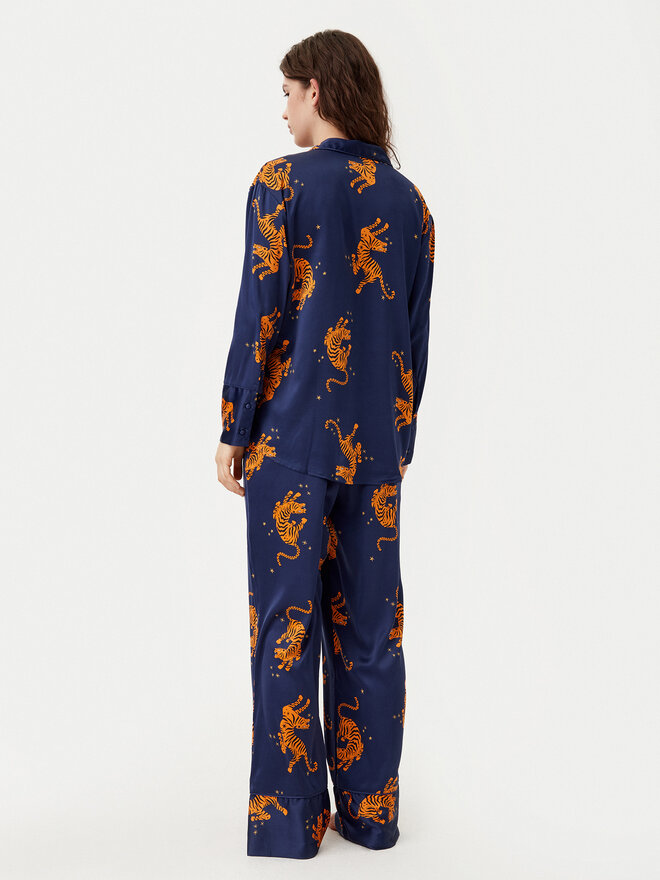 Hunkemöller Hunkemöller Pijama Maritime Blue 300784 Azul marino Regular Fit