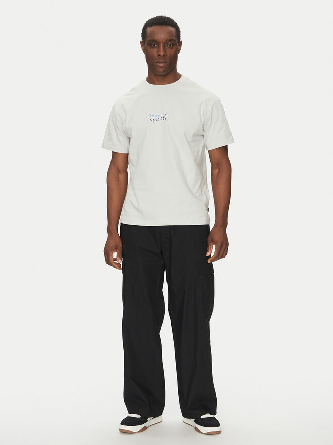 Quiksilver Quiksilver Marškinėliai EQYZT08016 Pilka Relaxed Fit