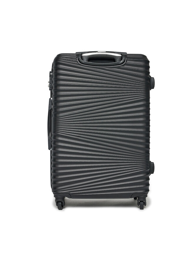 Semi Line Μεγάλη Βαλίτσα Semi Line T5743-2 Μαύρο