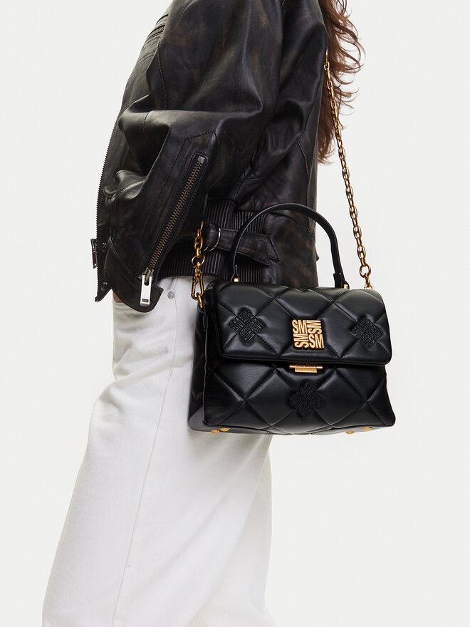 Steve Madden Ročna torba Steve Madden Brutus SM13001717 Črna