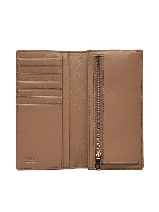 Furla Veľká dámska peňaženka Furla Flow Continental Bifold WP00402-BX2045-1257S-1007 Béžová