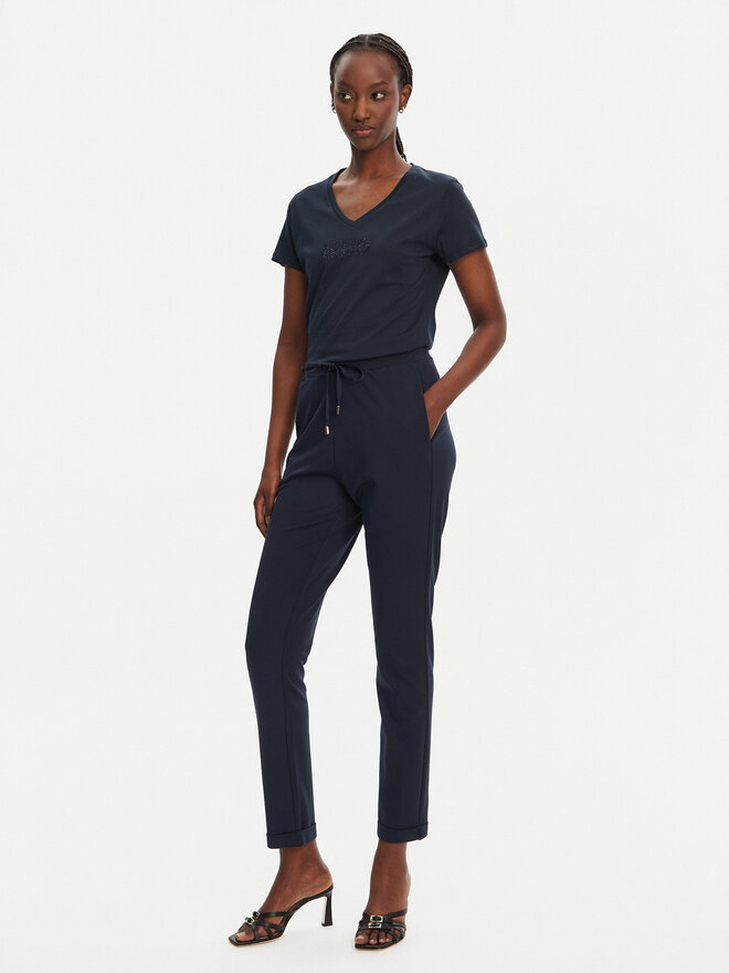 Liu Jo Sport Liu Jo Sport Marškinėliai TA5179 J6040 Tamsiai mėlyna Regular Fit