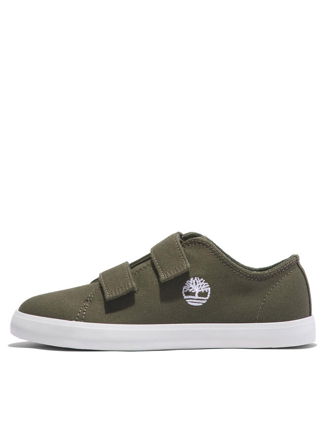 Timberland Πάνινα παπούτσια Timberland Newport Bay Low Hook & Loop Sneaker TB0A66U9EZ91 Χακί