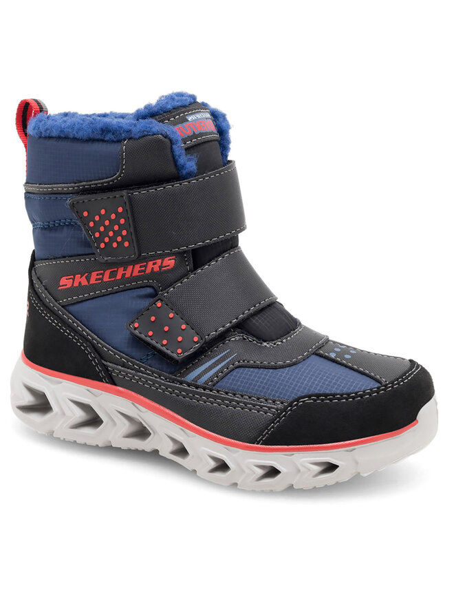 Bottes de neige Skechers 90588L NVBK Bleu marine chaussures