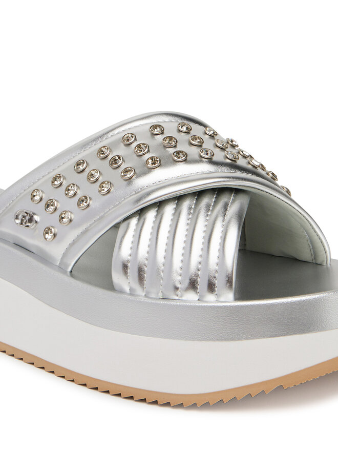 Liu Jo Pantoletten Liu Jo Dreamy Sandal 05BA5091 EX187 Silberfarben