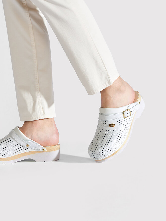 Scholl Chanclas Scholl Clog M20078 1065 Blanco
