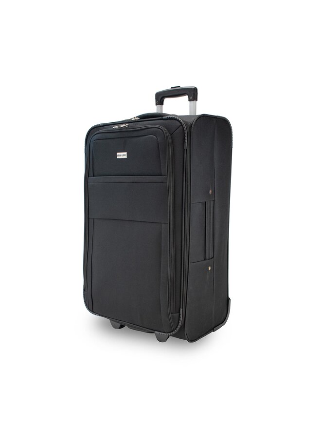 Semi Line Μεγάλη Βαλίτσα Semi Line T5601-4 Μαύρο