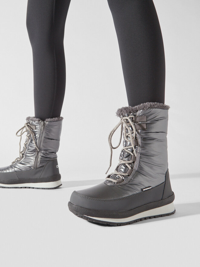 Stivali da neve CMP Harma Wmn Snwo Boot Wp 39Q4976 Grigio escarpe