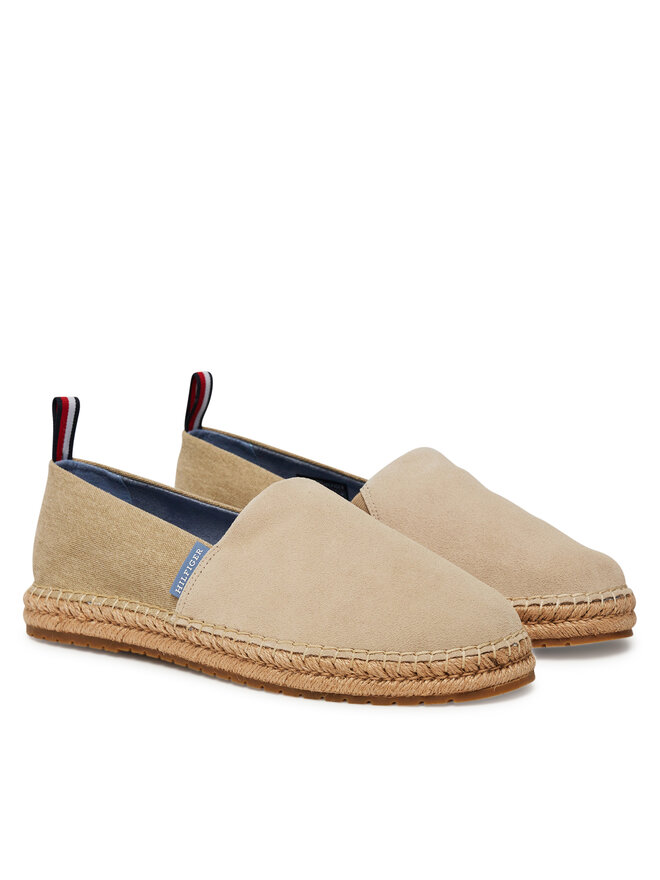 Tommy Hilfiger Espadrilles Tommy Hilfiger Hilfiger Flex Mix Espadrille FM0FM05497 Beige