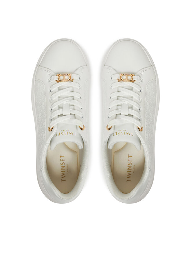 TWINSET Sneakersy TWINSET 251TCP01C Biela