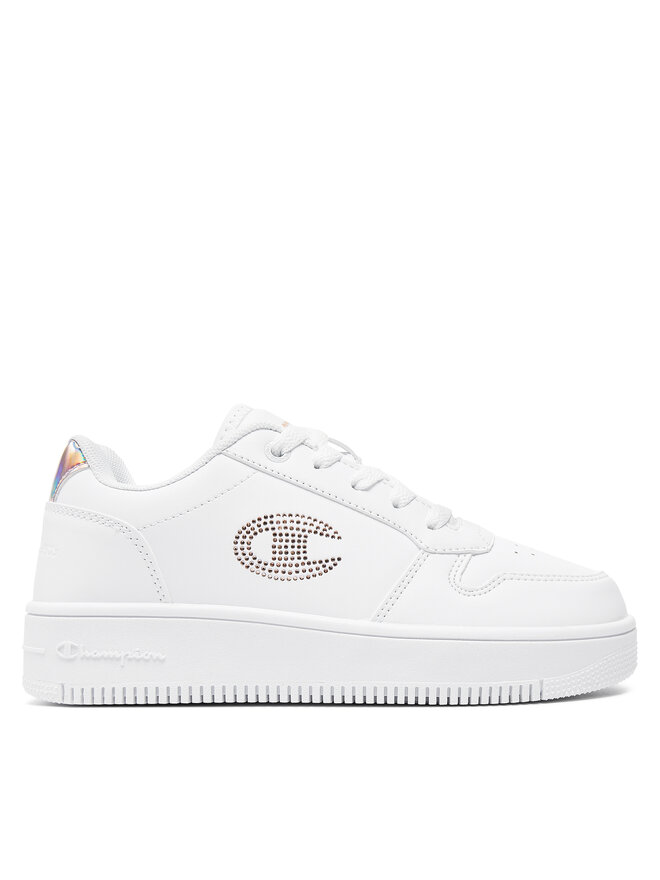 Champion Sneakersy Champion Rebound Platform Glitter G Gs Low Cut Shoe S32872-CHA-WW008 Biela