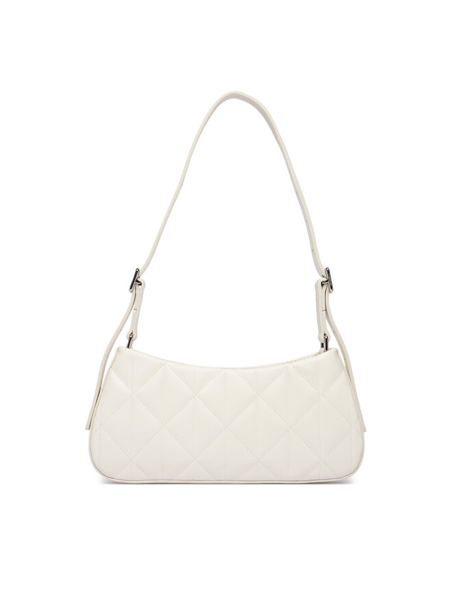 Calvin Klein Handtasche Calvin Klein Quilted Sm Shoulder Bag LV04F3327G Weiß