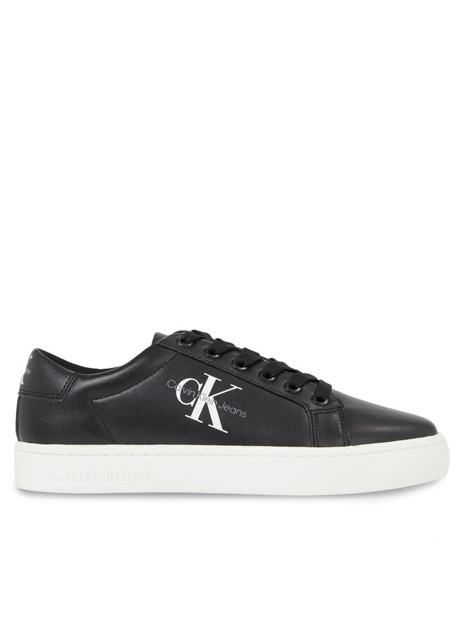 Calvin Klein Jeans Sportcipők Calvin Klein Jeans Classic Cupsole Laceup Lth Wn YW0YW01269 Fekete
