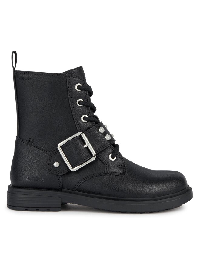 Geox Stiefeletten Geox Jr Eclair J369QD 000BU C9999 D Schwarz