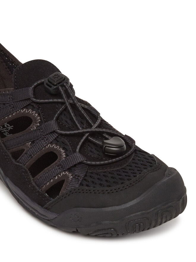 Jack Wolfskin Sandały Jack Wolfskin Levente Sandal A64080 S Czarny
