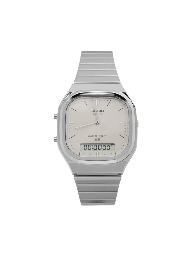 Casio Uhr Casio Vintage AQ-240E-7A2EF Silberfarben