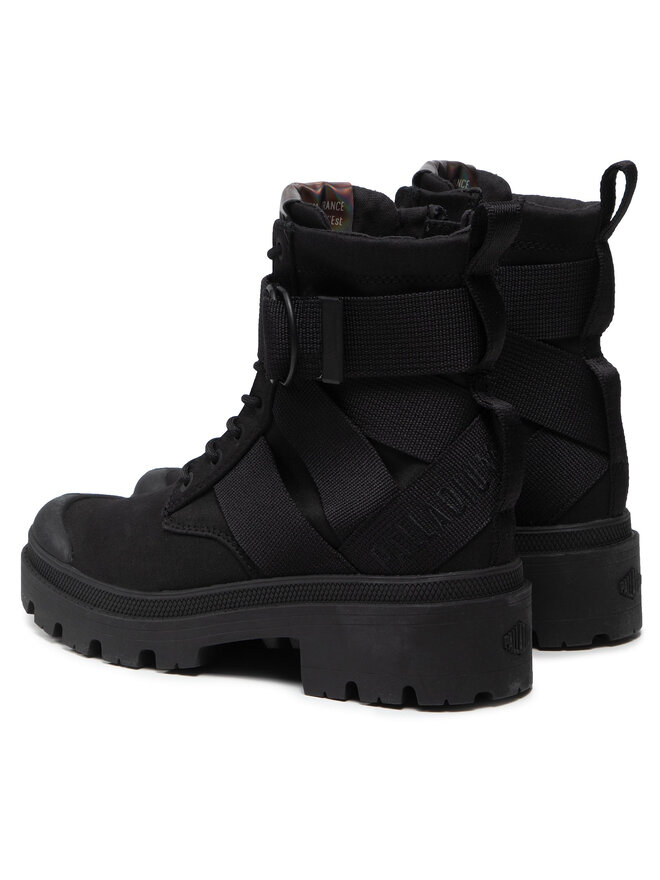 Palladium Schnürstiefeletten Palladium Pallabase Tact S Tx 97184-010-M Schwarz