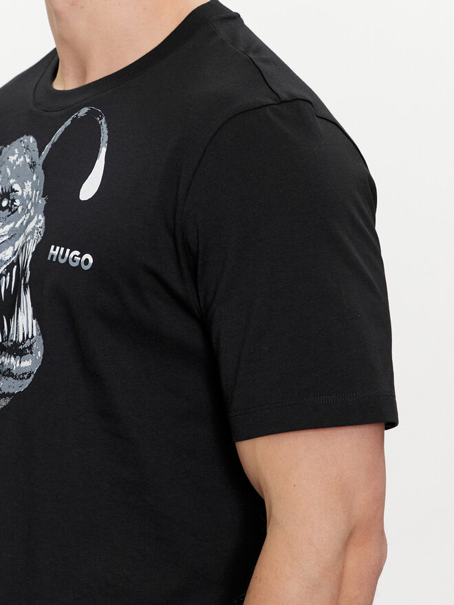 HUGO HUGO Camiseta Dibeach 50513812 Negro Regular Fit