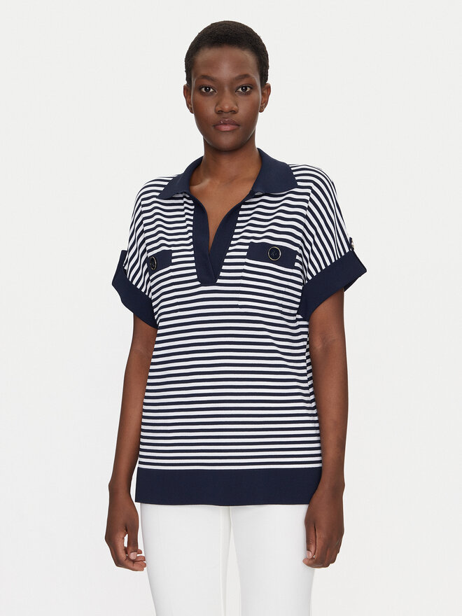 Luisa Spagnoli Luisa Spagnoli Polo Caio 58672 Blanco Regular Fit