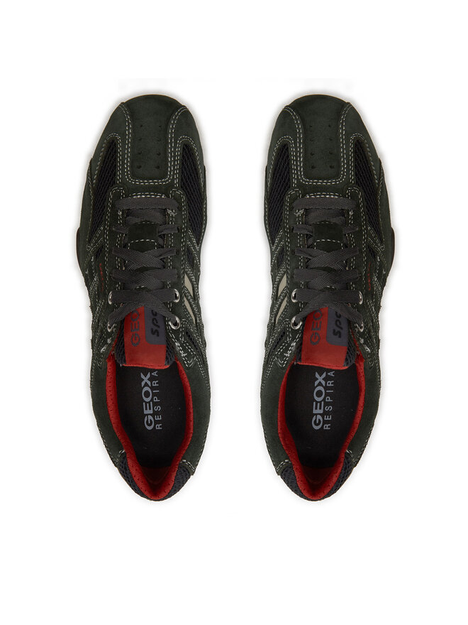 Geox Pusbačiai Geox U Snake K U4207K 02214 C1300 Žalia
