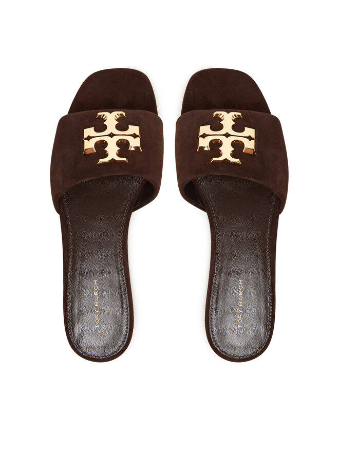 Tory Burch Чехли Tory Burch Eleanor Slide 174839 Кафяв