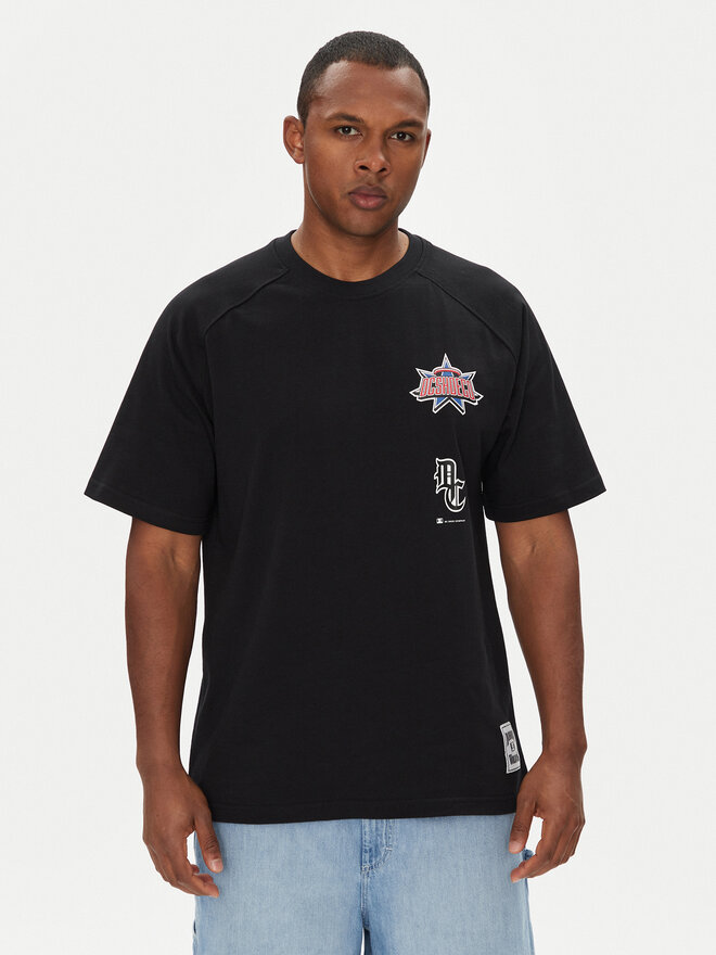 DC DC T-Shirt ADYKT03256 Μαύρο Regular Fit