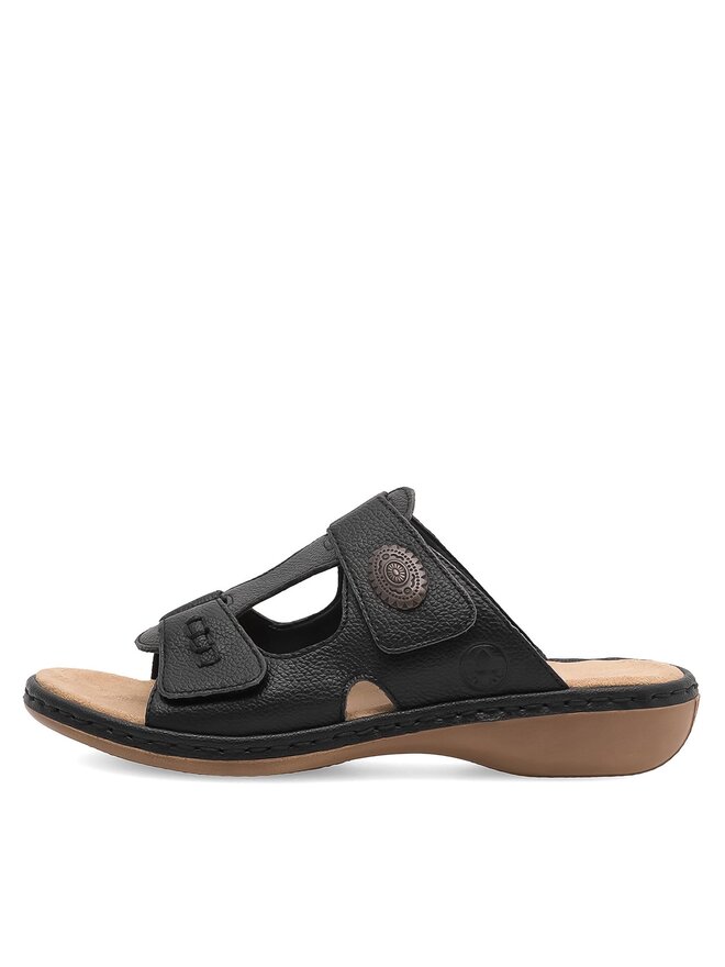 Rieker Pantoletten Rieker 65958-00 Schwarz