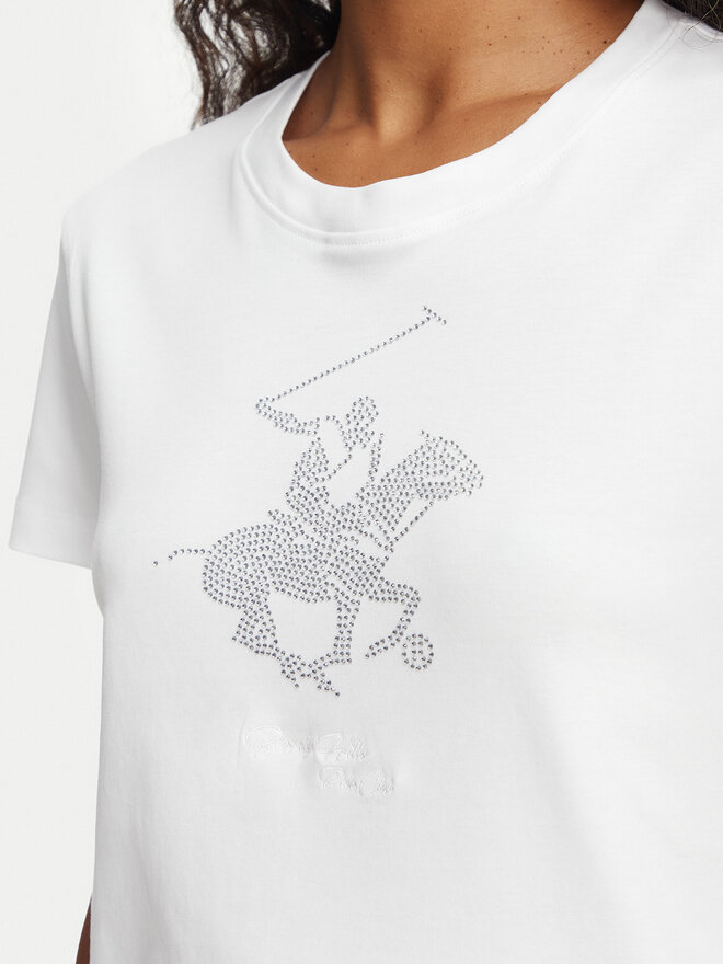 Beverly Hills Polo Club Beverly Hills Polo Club Футболка L1608-HR Білий Regular Fit