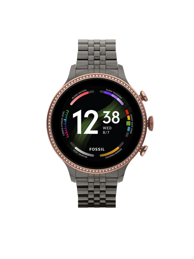 Fossil Viedpulkstenis Fossil Gen 6 FTW6078 Pelēks