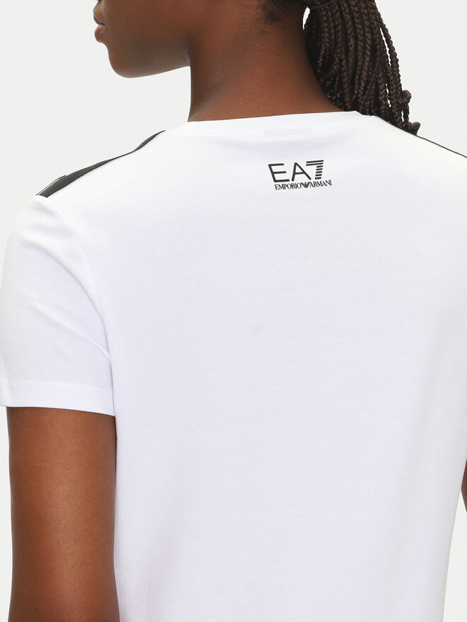 EA7 Emporio Armani EA7 Emporio Armani Футболка 7W000497 AF14880 U0002 Білий Regular Fit