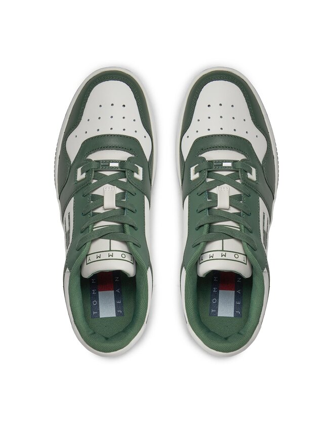 Sneakers Tommy Jeans Basket Premium EM0EM01216 Vert chaussures