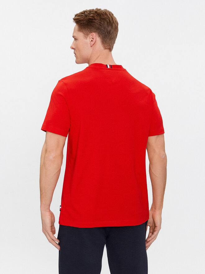 Tommy Hilfiger Tommy Hilfiger Marškinėliai Monotype MW0MW33688 Raudona Regular Fit
