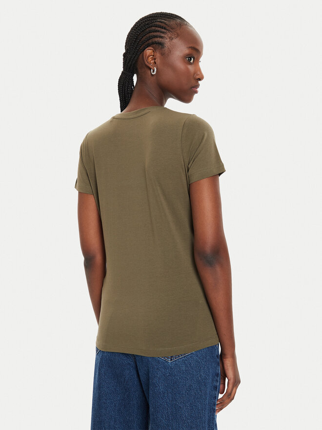 Pepe Jeans Pepe Jeans Camiseta New Virginia PL505202 Verde Slim Fit