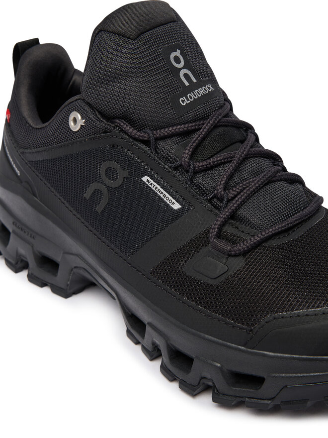 On Trekkingschuhe On Cloudrock Low Wp 3WF10141043 Schwarz