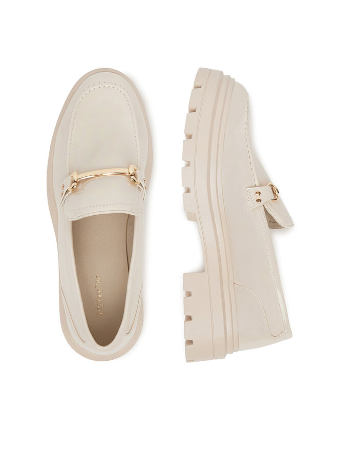 DeeZee Loafersy DeeZee 58682-9 Beżowy
