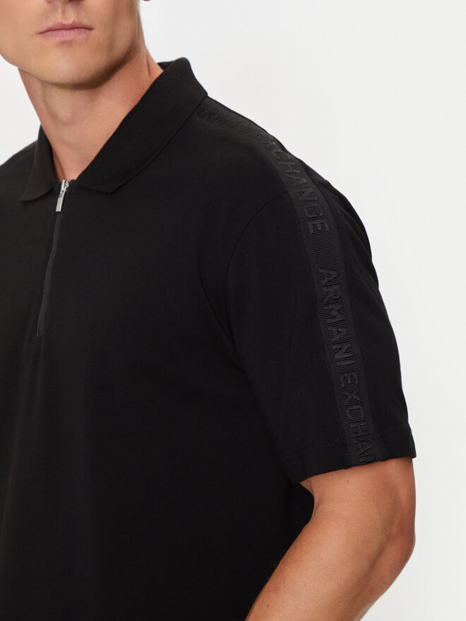 Armani Exchange Armani Exchange Polo 6DZFLC ZJM5Z 1200 Μαύρο Regular Fit