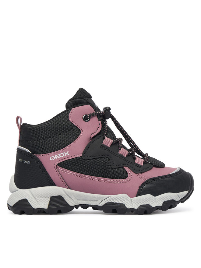 Geox Schnürschuhe Geox J Magnetar G. B Abx J464LB 050FU C9321 M Dunkelrosa