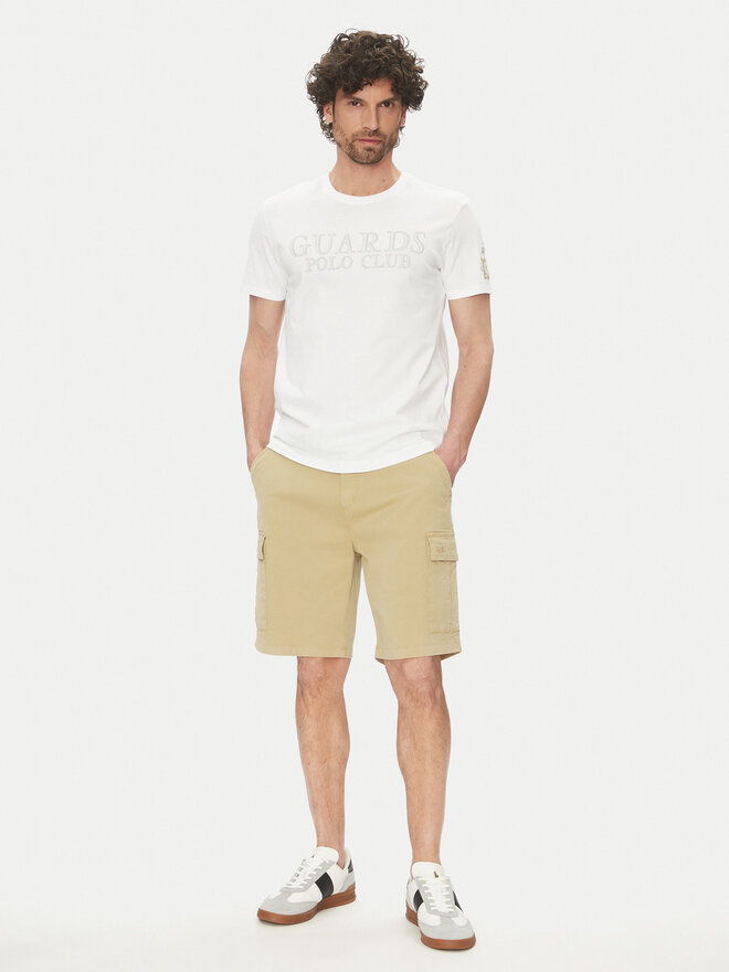 La Martina La Martina Футболка Anselm MARG31 JS206 Білий Regular Fit