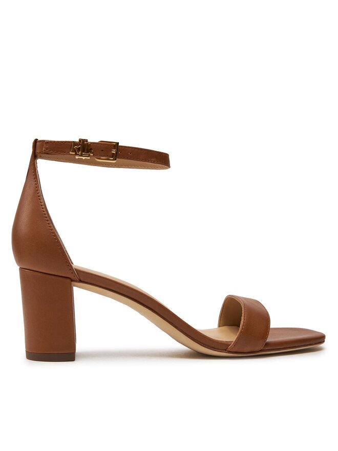 LAUREN RALPH LAUREN Sandály Lauren Ralph Lauren 802927949002 Hnědá
