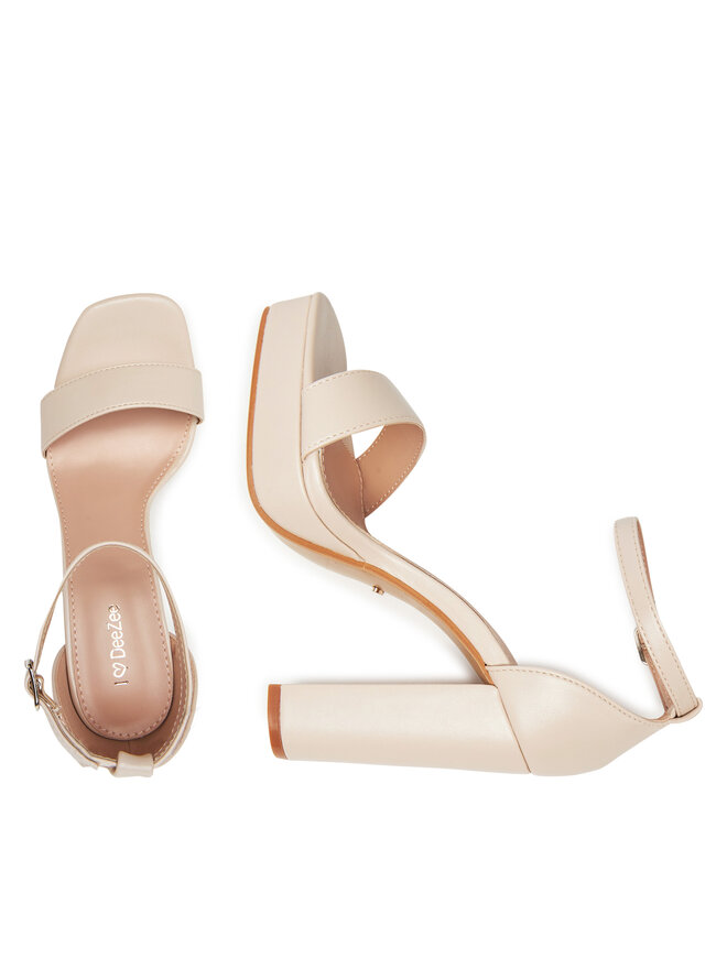 DeeZee Sandalias DeeZee LE601-19 Écru