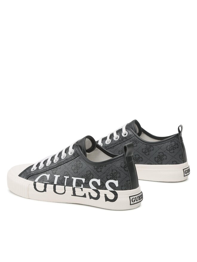 Guess Sneakers aus Stoff Guess New Winners Low FM6NWL ELL12 Grau