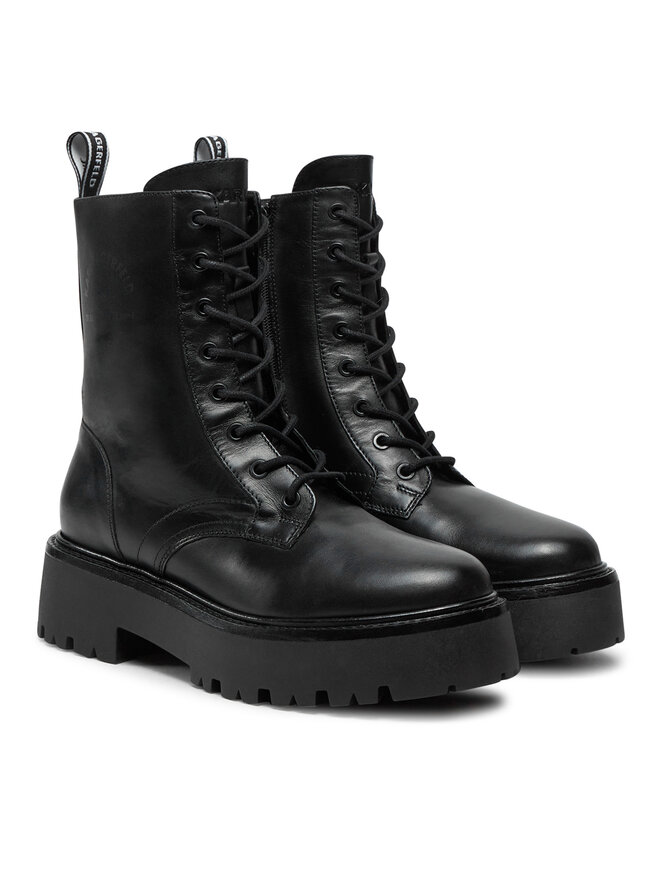 KARL LAGERFELD Bakancs KARL LAGERFELD KL43455 Fekete
