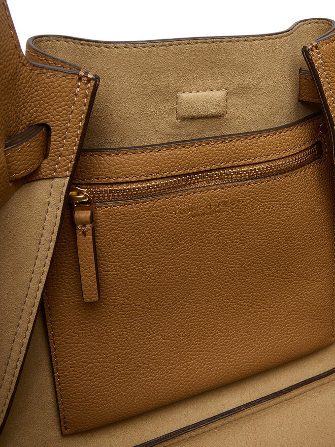 Tory Burch Táska Tory Burch Romy Satchel 164866 Barna