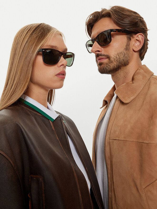 Ray-Ban Okulary przeciwsłoneczne Ray-Ban New Wayfarer 0RB2132 902/58 Brązowy
