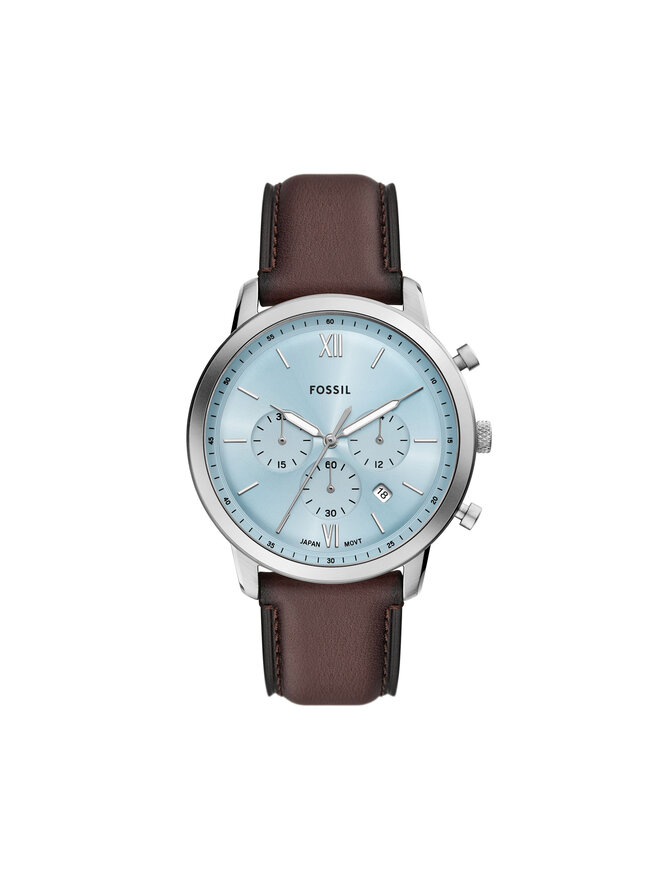 Fossil Годинник Fossil Neutra Chronograph FS6109 Коричневий