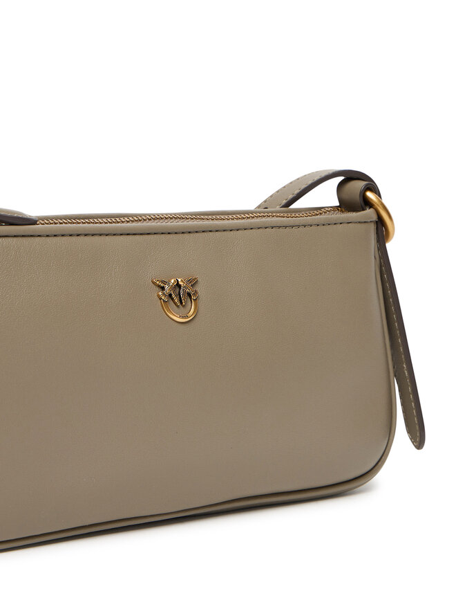 PINKO Soma PINKO Half Moon Baguette Mini AI 25-26 PLTT 105069 A0QO Bēšs